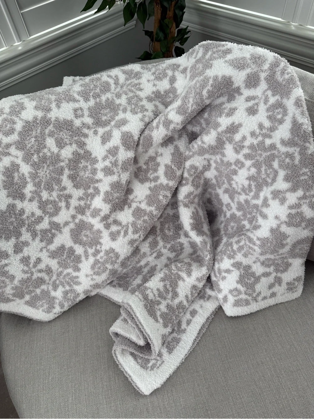 Barefoot Dreams New floral throw blanket